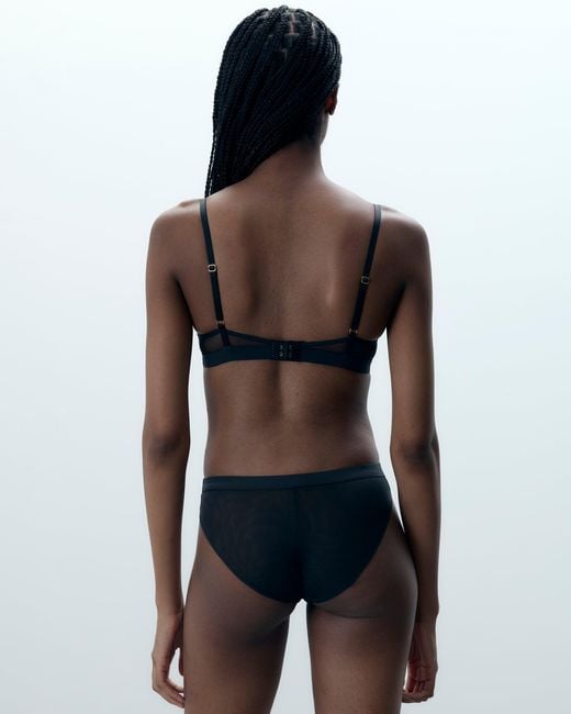 Bluebella Black Orla Sheer Mesh Brief