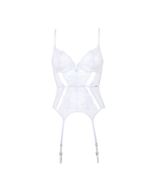 Bluebella White Marseille Wired Basque