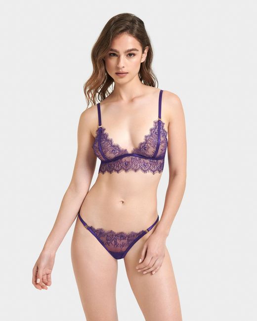 Bluebella Grace Soft Bra Heliotrope Purple