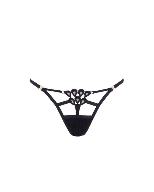 Bluebella Black Aria Thong