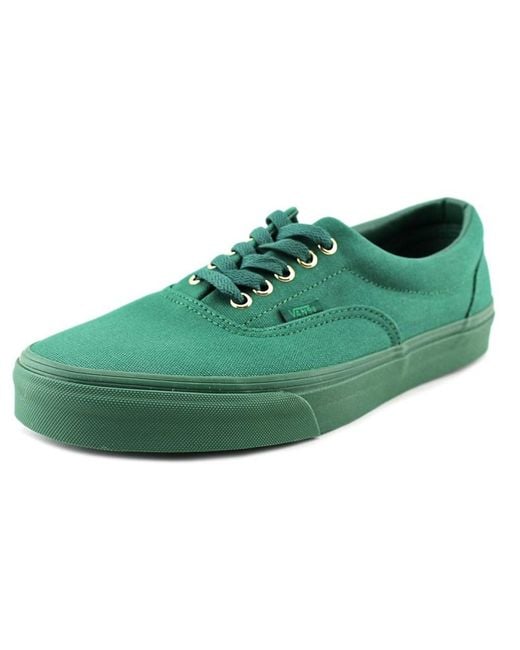 Vans Era Men Round Toe Canvas Green Skate Shoe in Green for Men Lyst