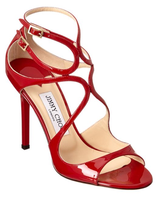 jimmy choo red patent