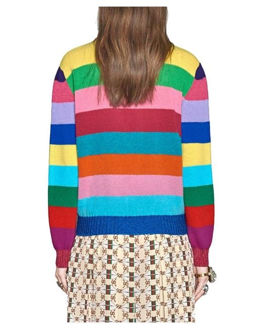 Gucci Loved Tiger Motif Sweater Lyst