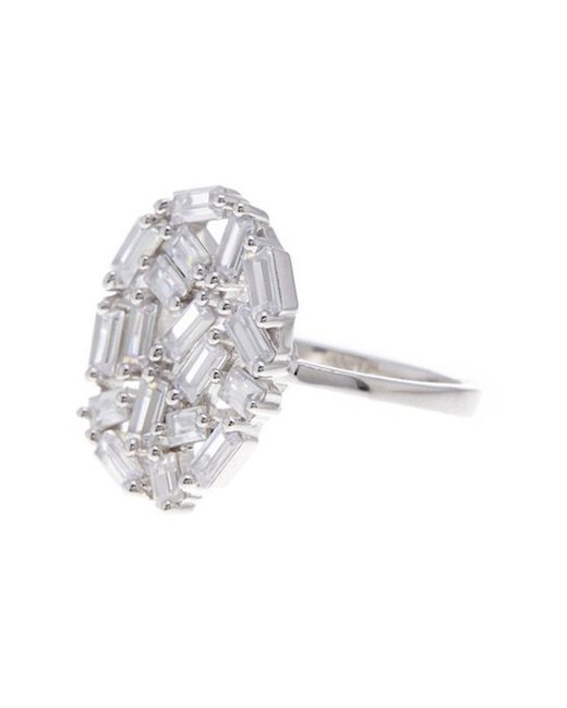 swarovski crystal baguette ring