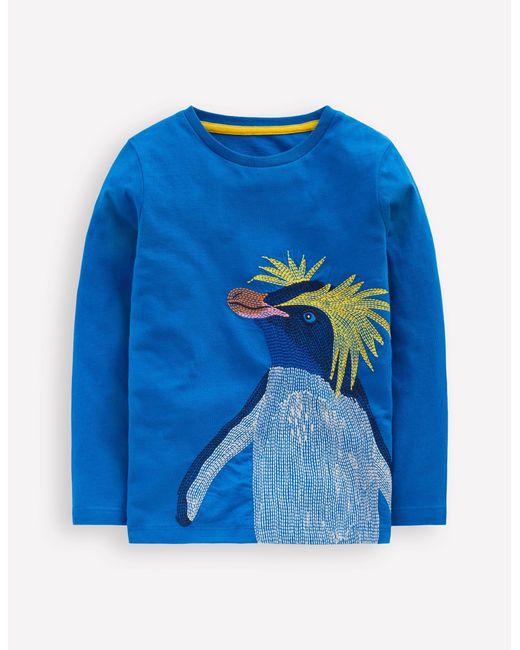 Top À Manches Longues Et Super Surpiqûres-Pingouin Bleu Directoire Boden pour homme en coloris Blue