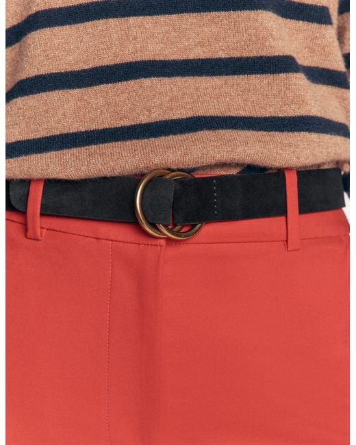 Boden Black Double Ring Belt