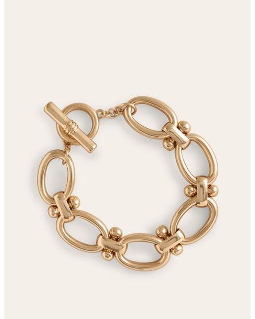 Boden Natural Chunky Oval Chain Bracelet