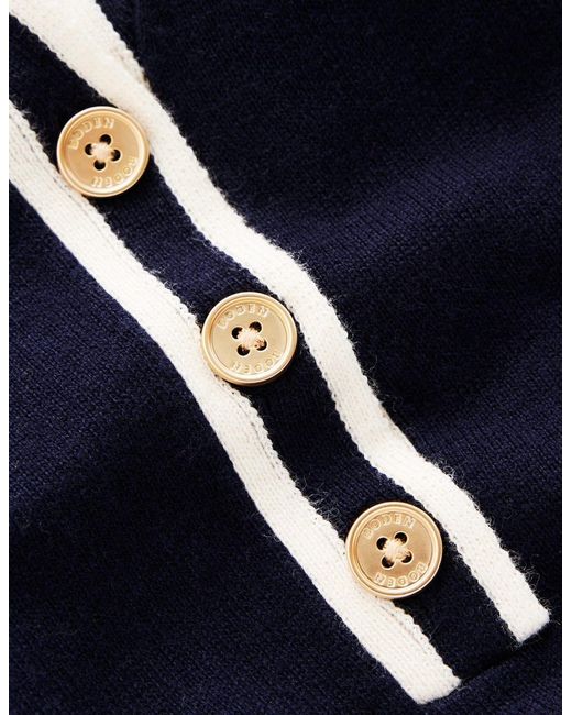 Boden Blue Sailor Collar Jumper