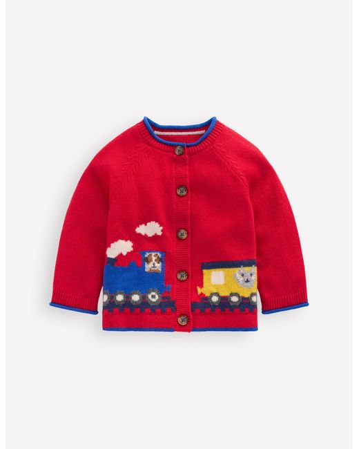 Gilet Fantaisie À Logo-Trains Rouge Rockabilly Boden pour homme en coloris Red