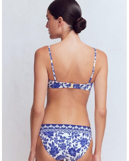 Boden Blue Rhodes Cup Sized Bikini Top