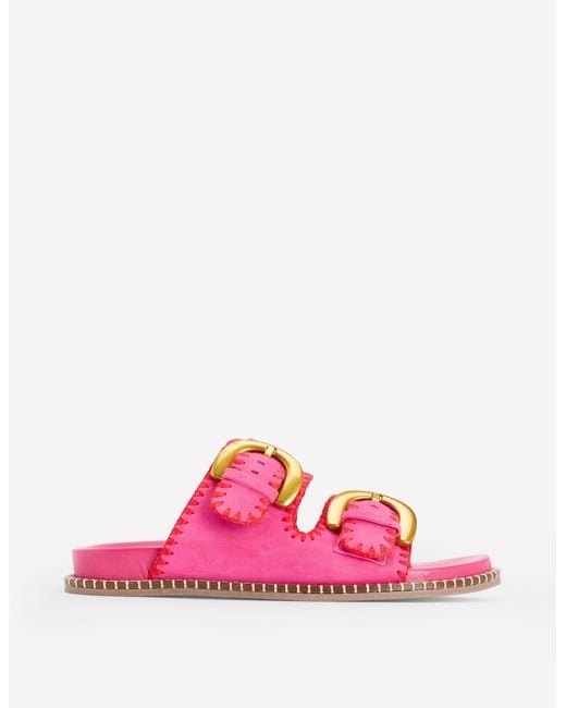 Boden Pink Alberta Footbed Sandals