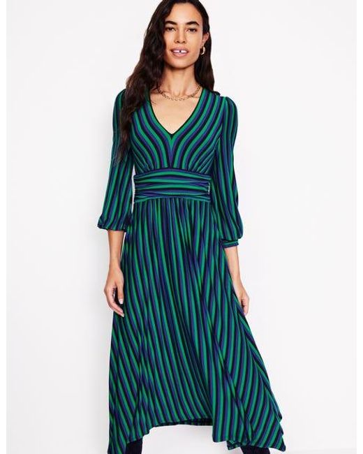 Robe Longue Daphne En Jersey Femme Boden en coloris Vert Lyst
