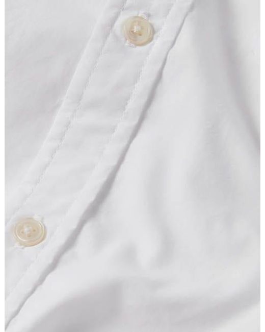 Boden Popelinehemd Mit Cutaway-Kragen Herren in White für Herren