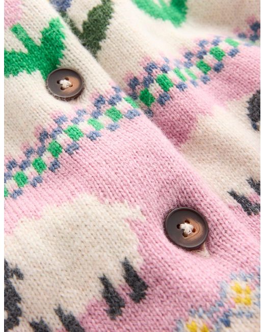 Boden Multicolor Edie Fair Isle Cardigan