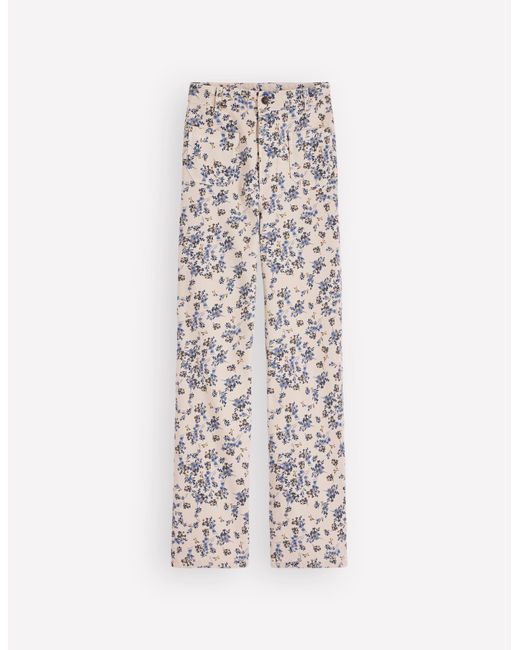 Boden Gray Straight Leg Pocket Jeans