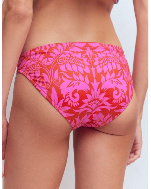 Boden Red Classic Bikini Bottoms