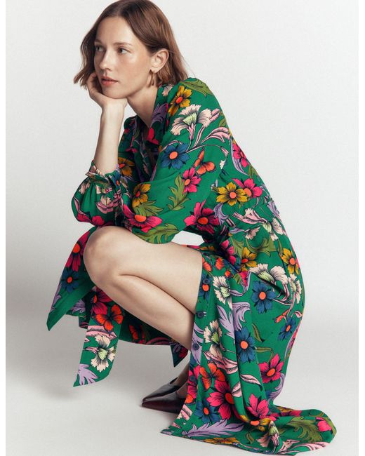 Boden Metallic Maeve Occasion Shirt Dress