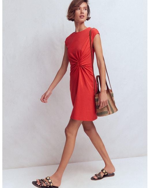 Boden Red Delilah Twist Short Dress