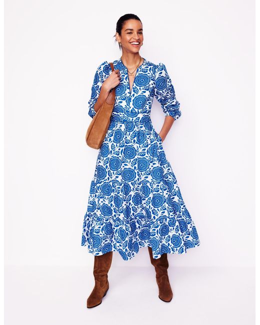 Boden Blue Midi Dress