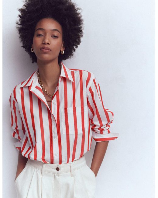 Boden Multicolor Sadie Relaxed Cotton Shirt