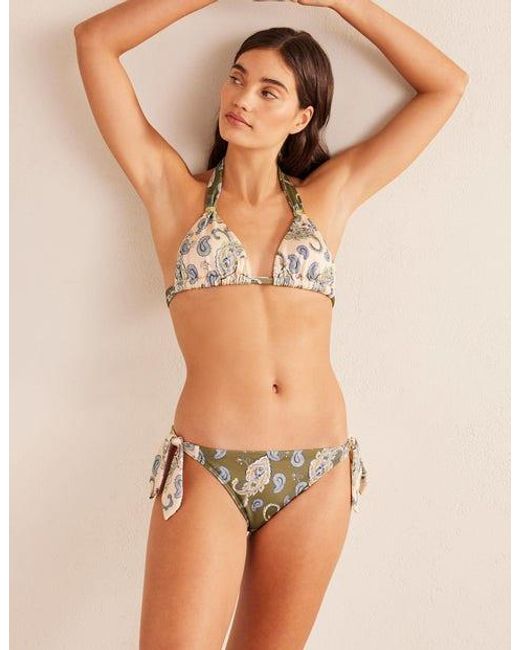 Bas de bikini noué sur les côtés Boden en coloris Multicolor