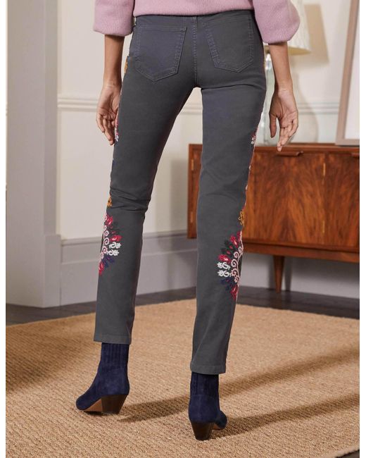 Boden Denim Girlfriend Jeans Asphalt 