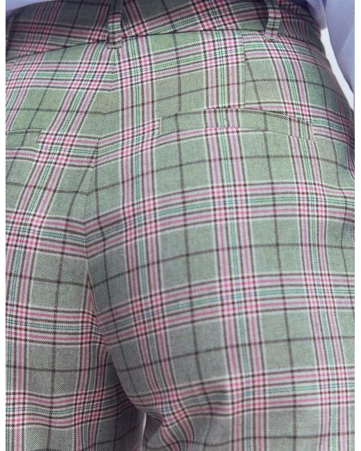 Boden Blue Canonbury Tailored Trousers- And Check