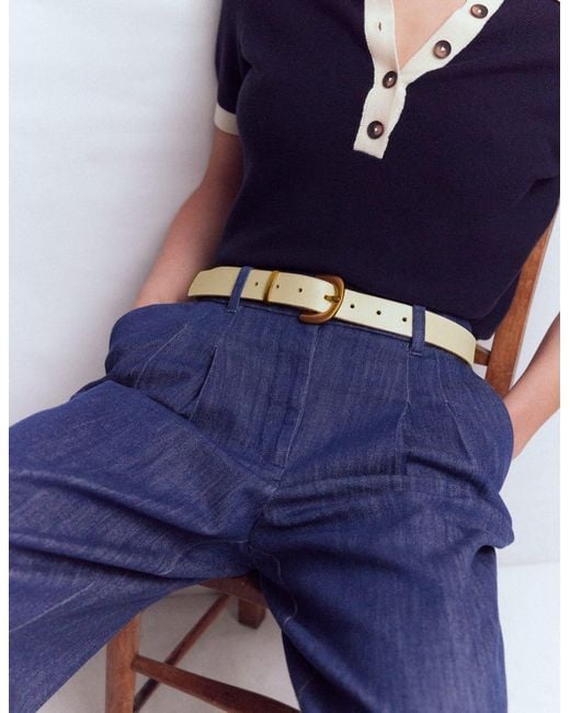 Boden Metallic Chunky Hardware Belt