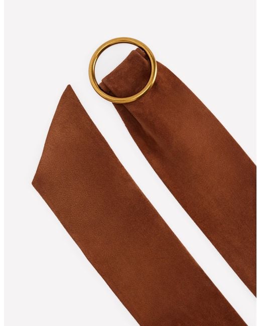 Boden Brown Wide Ring Waist Belt