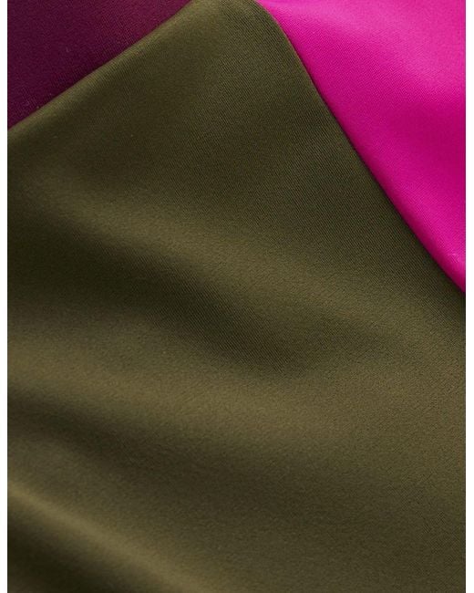 Boden Purple Rash Guard Swim Shorts