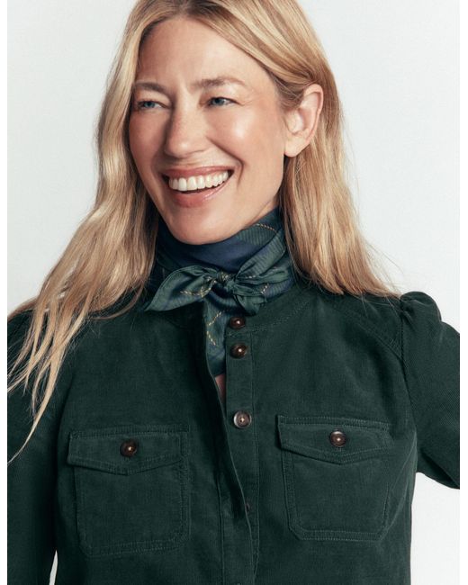 Boden Green Thea Cord Shirt