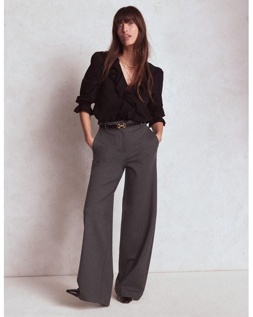 Boden Gray Belgravia Ponte Trousers