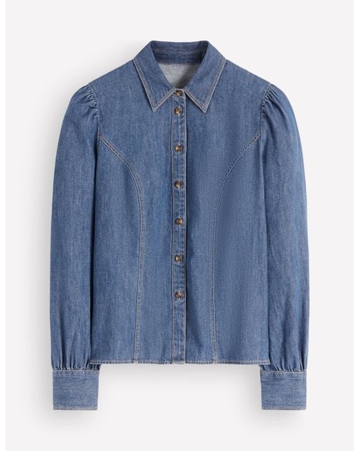 Boden Blue Sky Denim Shirt