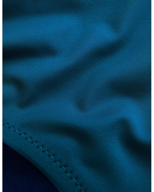 Boden Blue Classic Ruched Bikini Bottoms