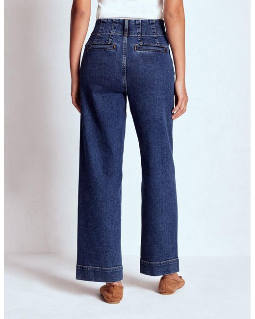 Boden Blue Primrose Cropped Jeans