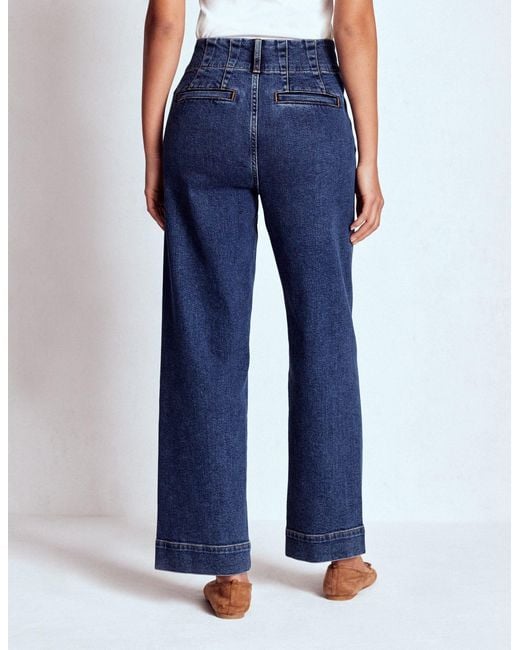 Boden Blue Primrose Cropped Jeans