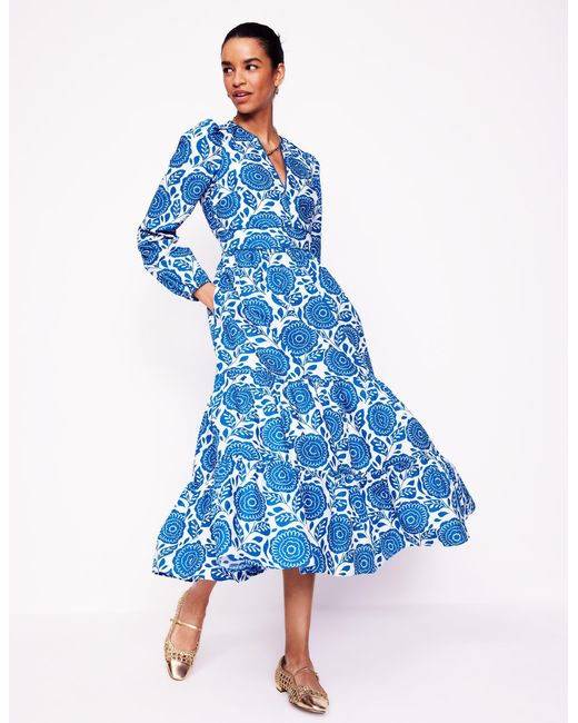 Boden Blue Midi Dress
