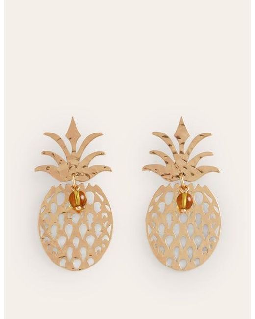Boden Natural Metal Cut-out Earrings
