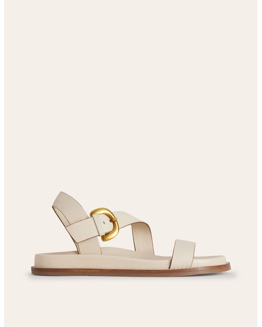 Boden Natural Chunky Buckle Sandal
