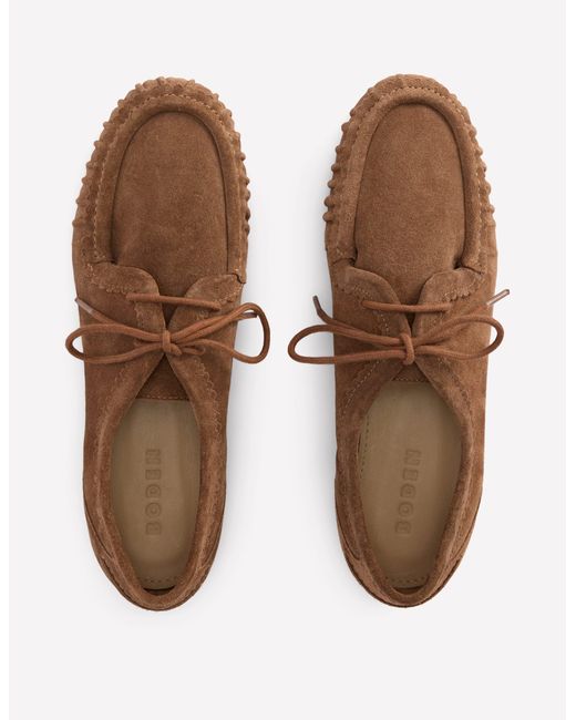 Boden Brown Soft Boat Shoes