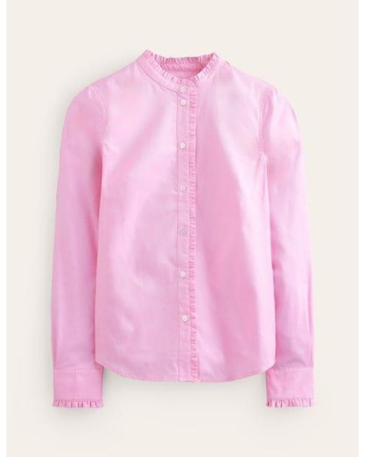 Boden Pink Phoebe Cotton Shirt