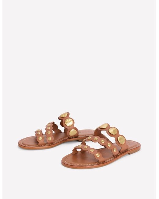 Boden Brown Asymmetric Disc Mule
