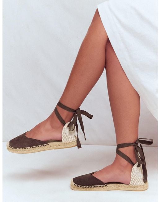 Boden Brown Cassie Flat Espadrilles
