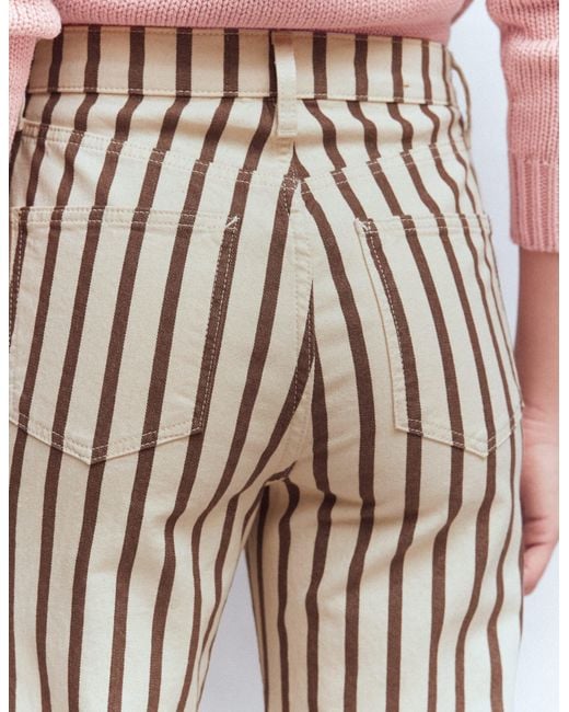 Boden Pink High Rise Straight Jeans