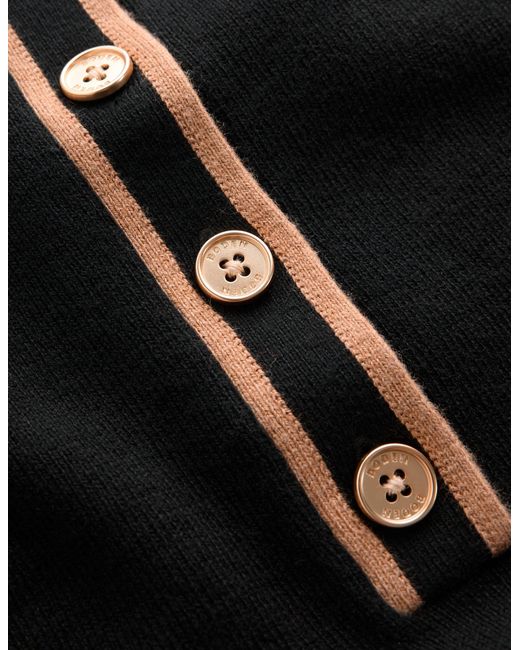 Boden Black Liz Henley Jumper
