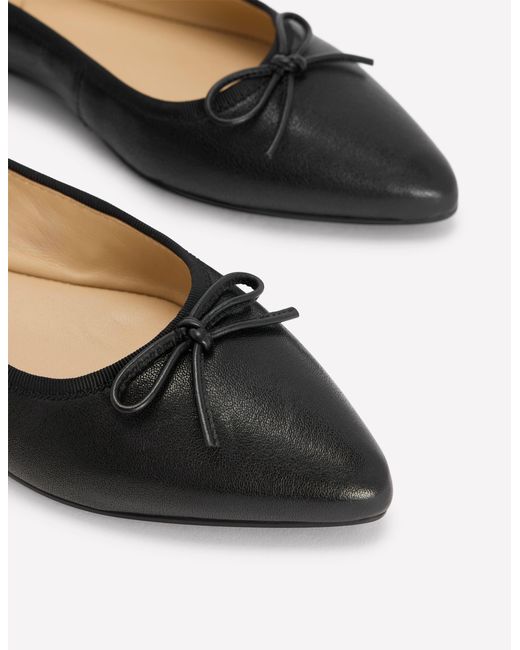 Boden White Point Flexi Sole Flats