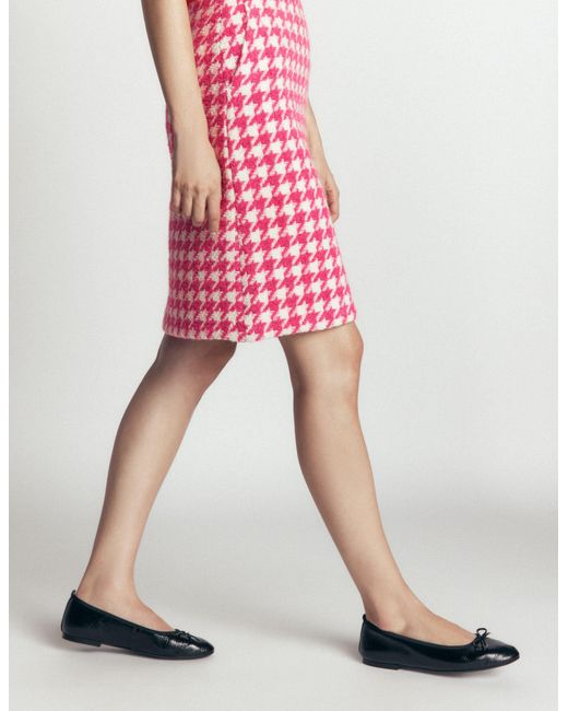 Boden Green Wool Blend A-Line Skirt