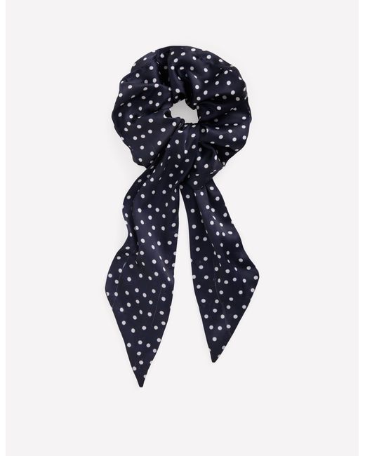 Boden Blue Scarf Scrunchie