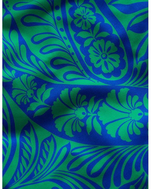 Boden Blue Twist Strap Swimsuit