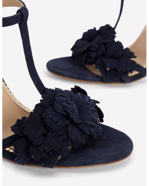 Boden Blue Flower Sandals